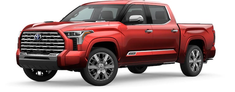 2022 Toyota Tundra Capstone in Supersonic Red | Roseville Toyota in Roseville CA