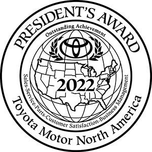 Toyota presidents Award 2022