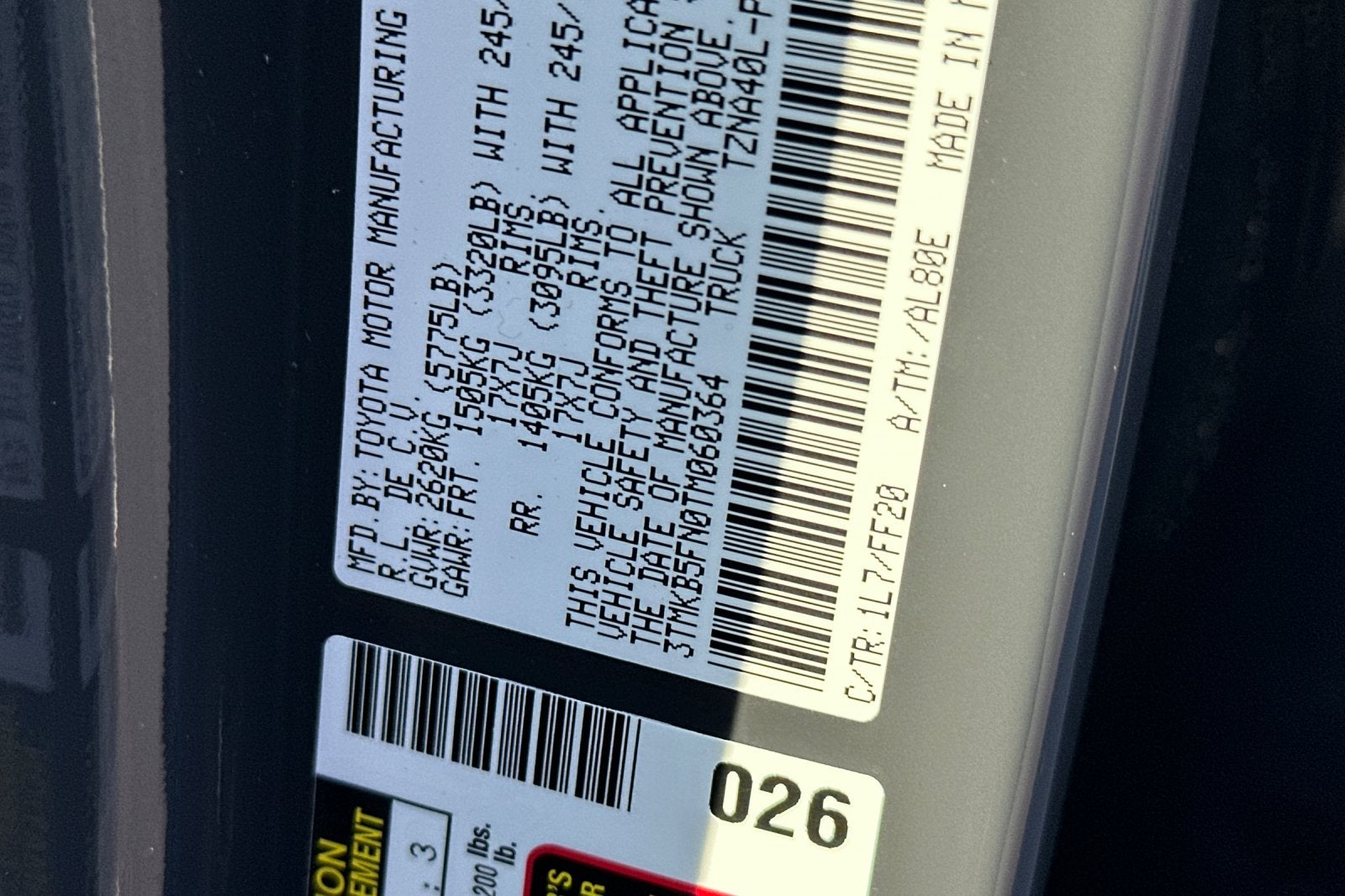 2026 Toyota Tacoma SR5