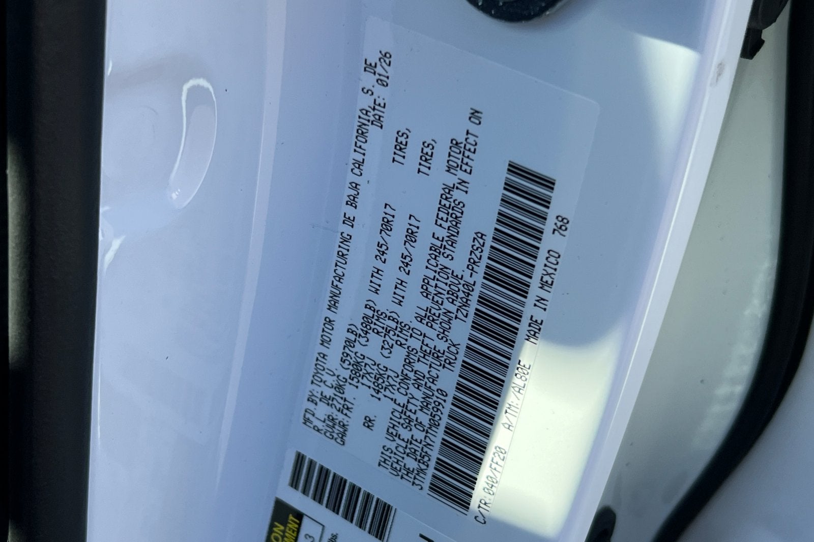 2026 Toyota Tacoma SR5