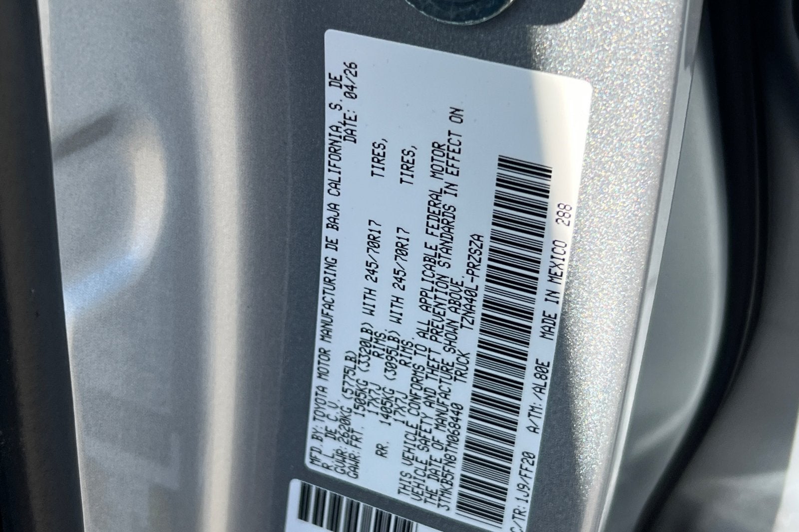 2026 Toyota Tacoma SR5