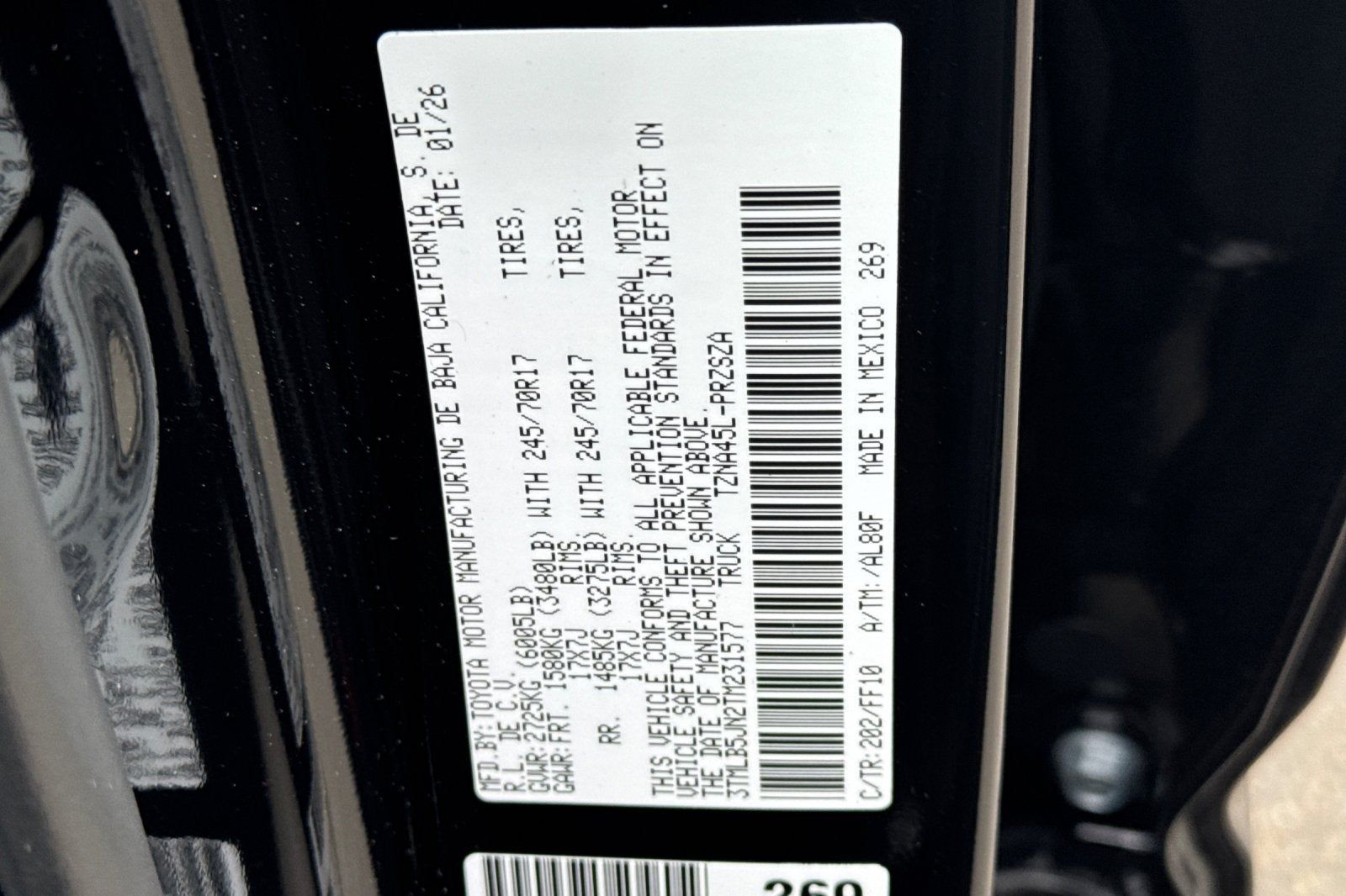 2026 Toyota Tacoma SR5