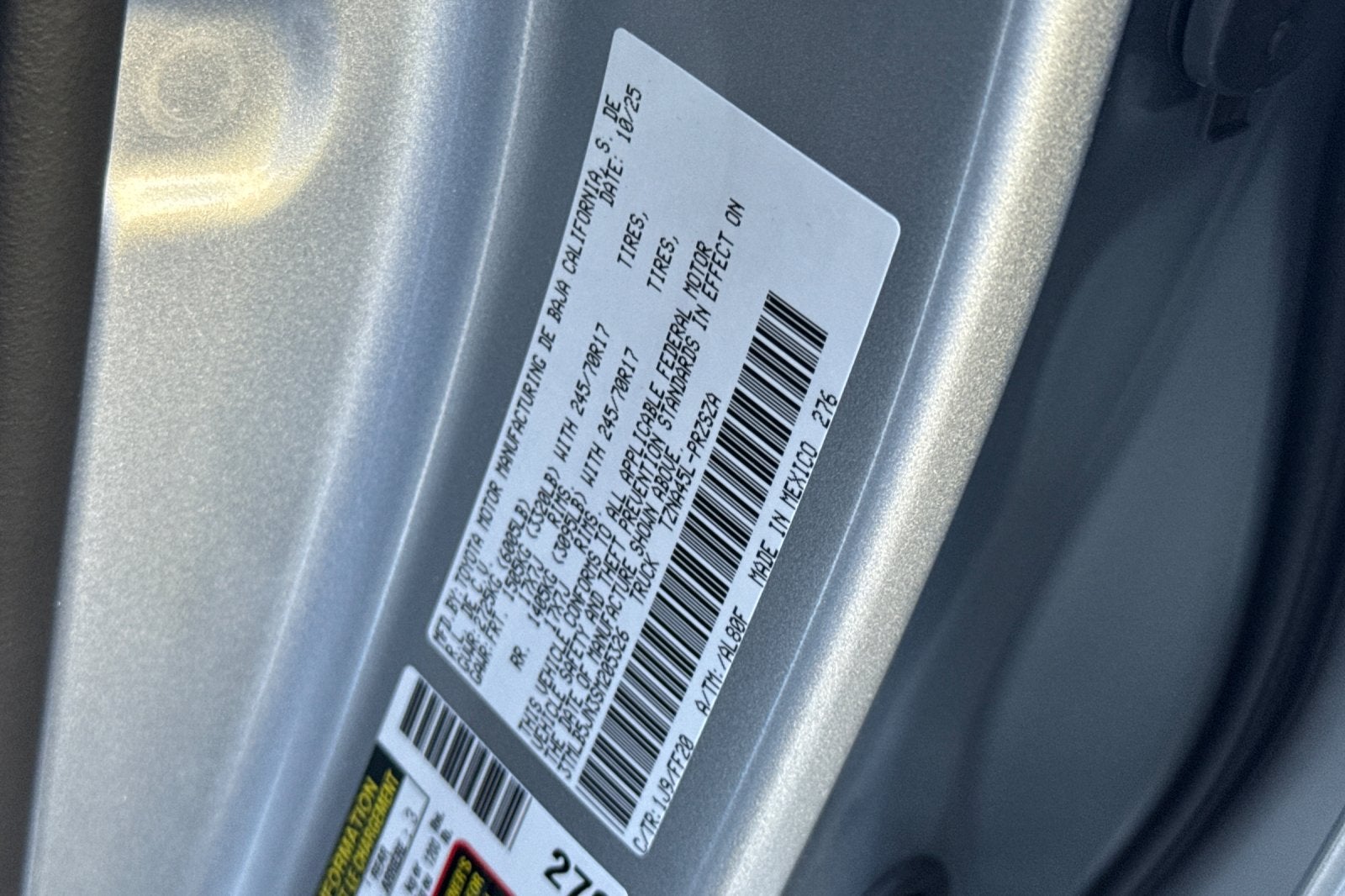 2025 Toyota Tacoma SR5