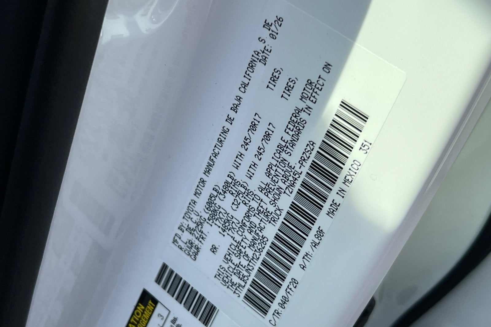 2026 Toyota Tacoma SR5