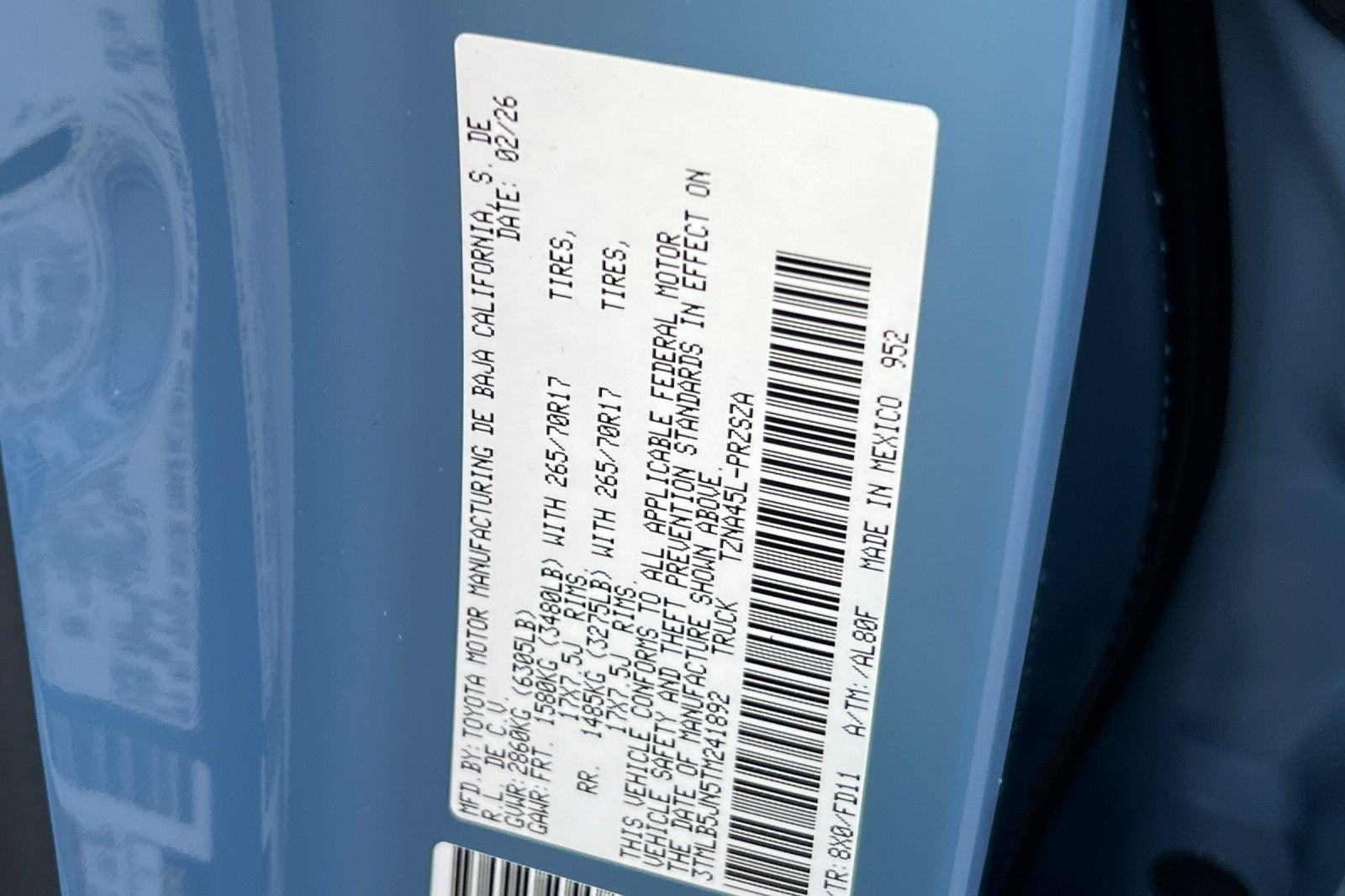 2026 Toyota Tacoma TRD Off-Road