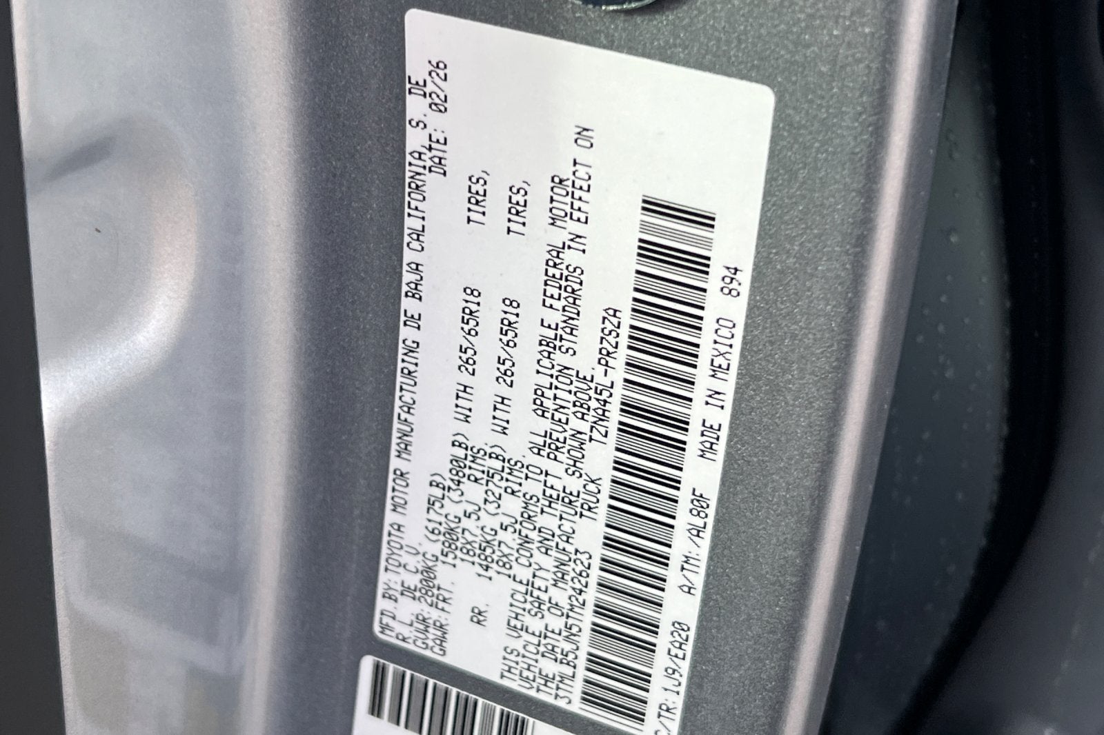 2026 Toyota Tacoma TRD Sport