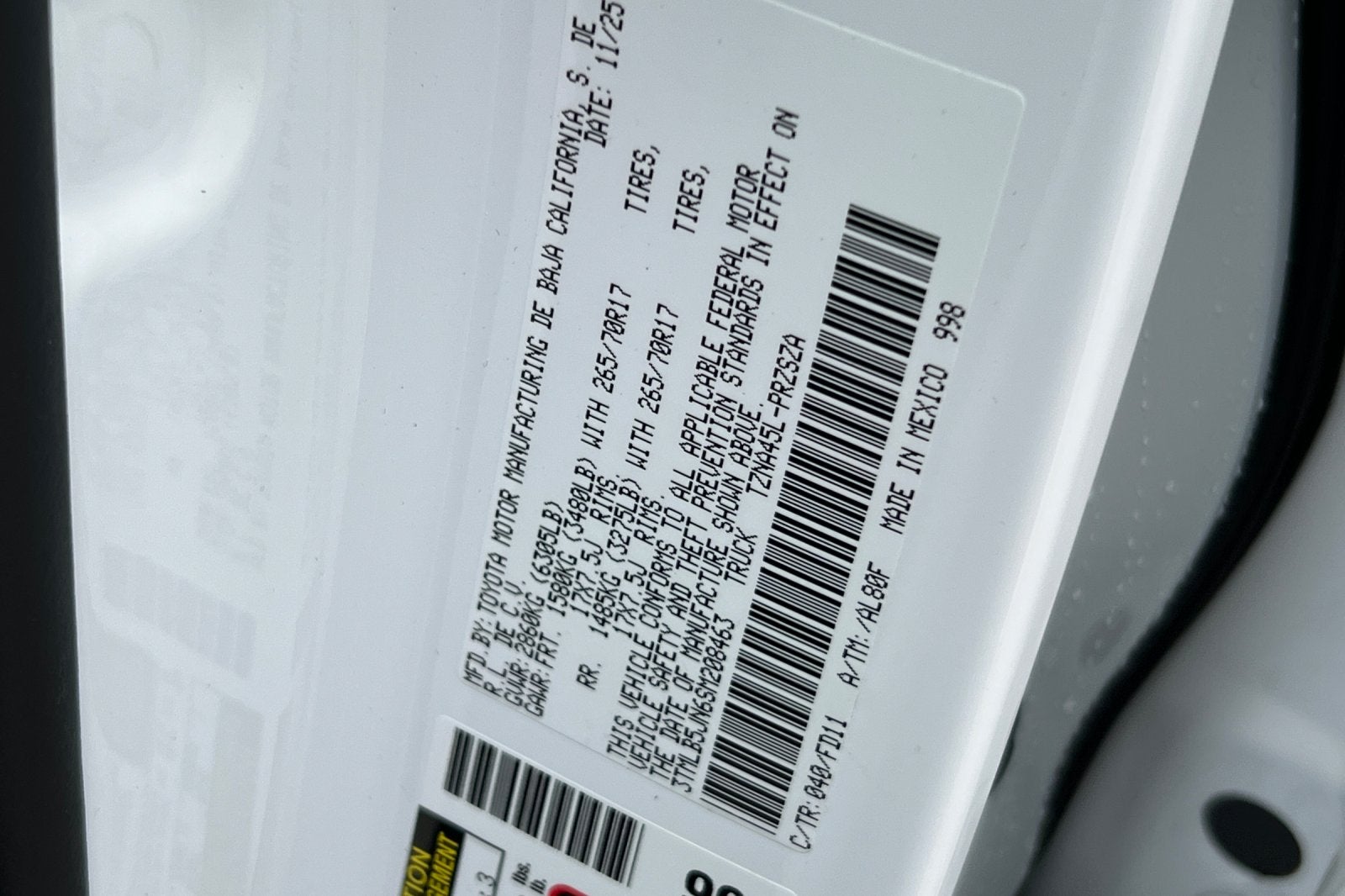 2025 Toyota Tacoma TRD Off-Road