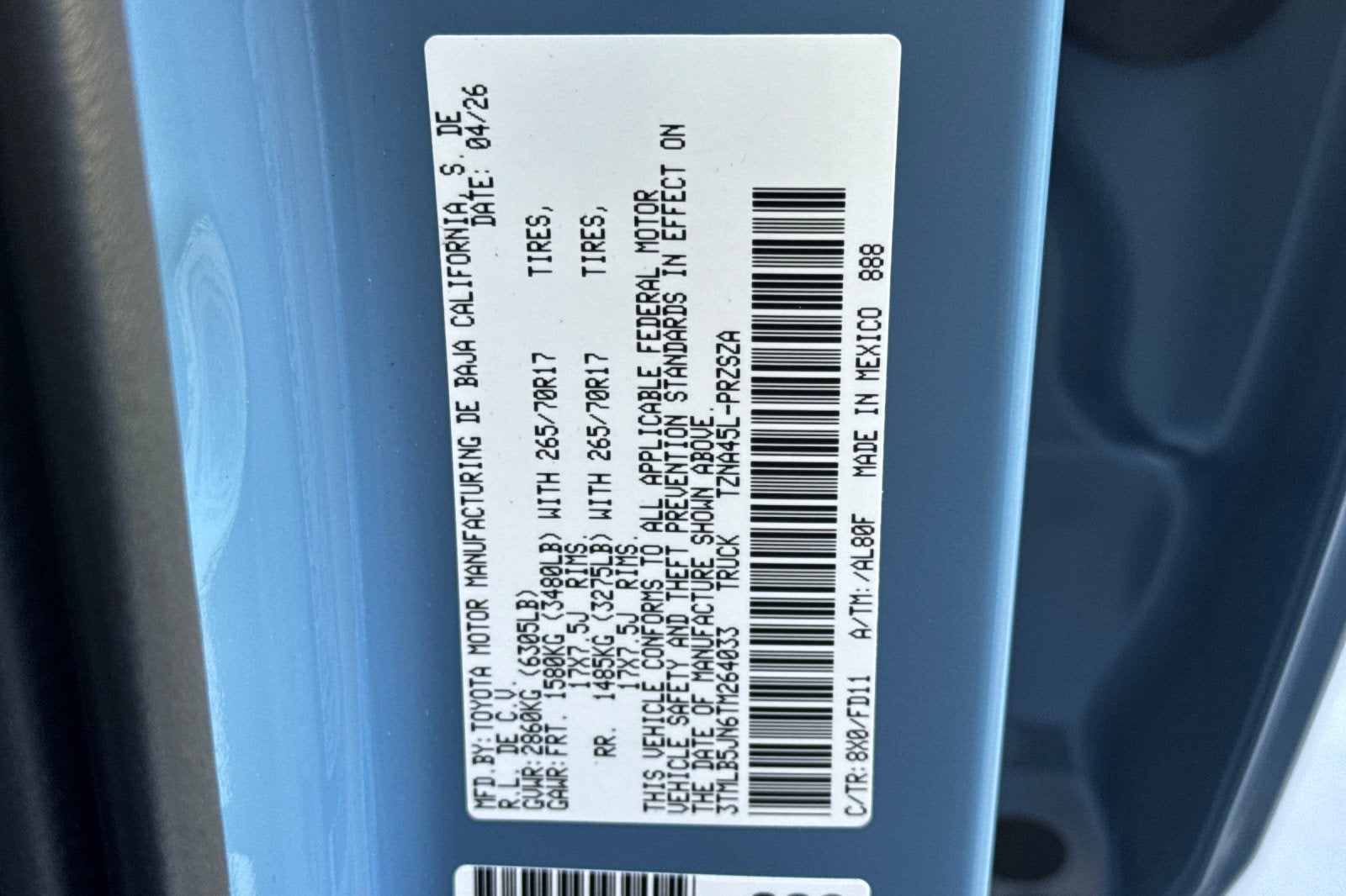 2026 Toyota Tacoma TRD Off-Road