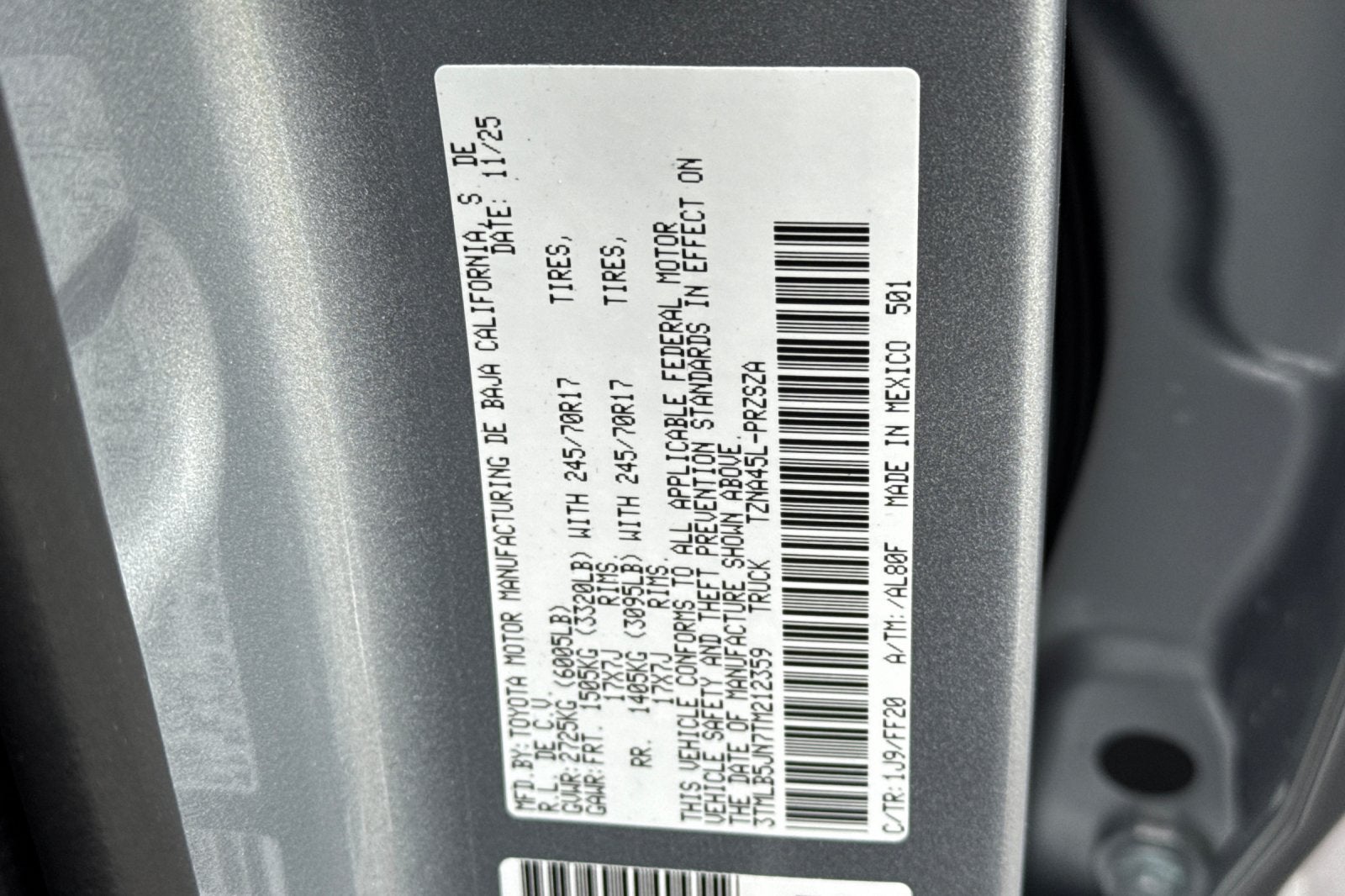 2026 Toyota Tacoma SR5