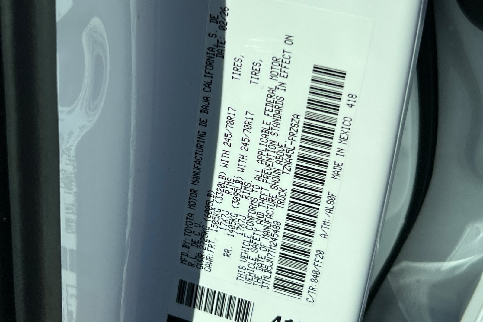 2026 Toyota Tacoma SR5