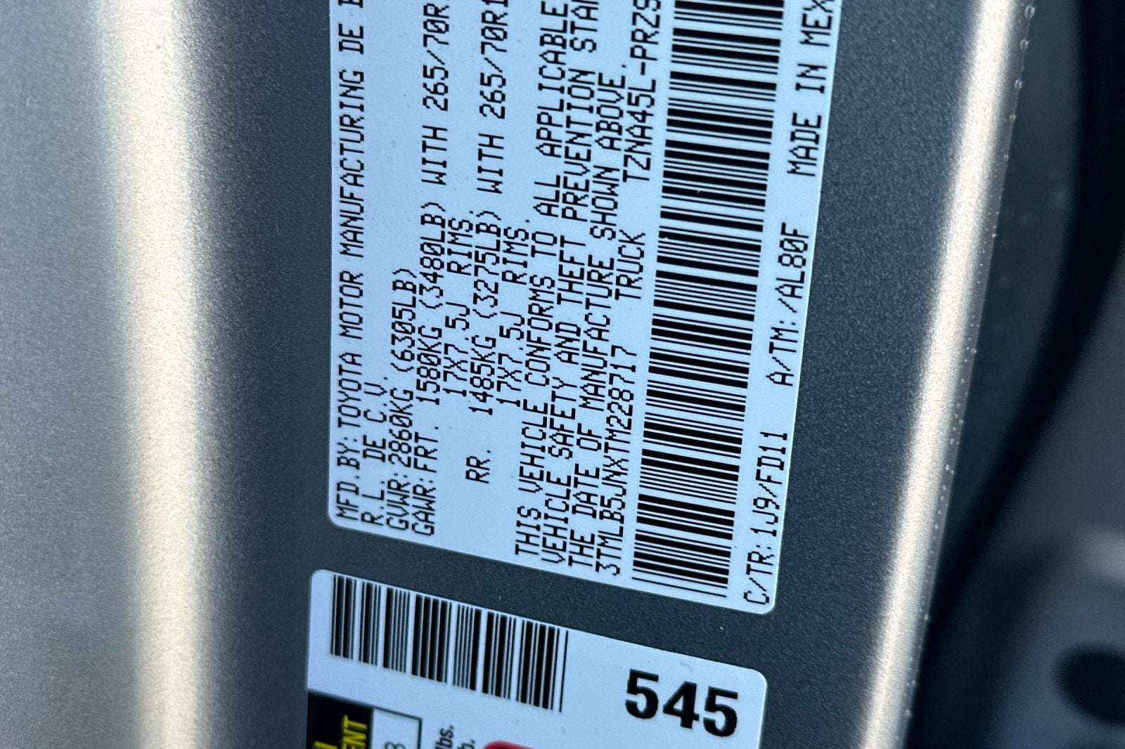 2026 Toyota Tacoma TRD Off-Road