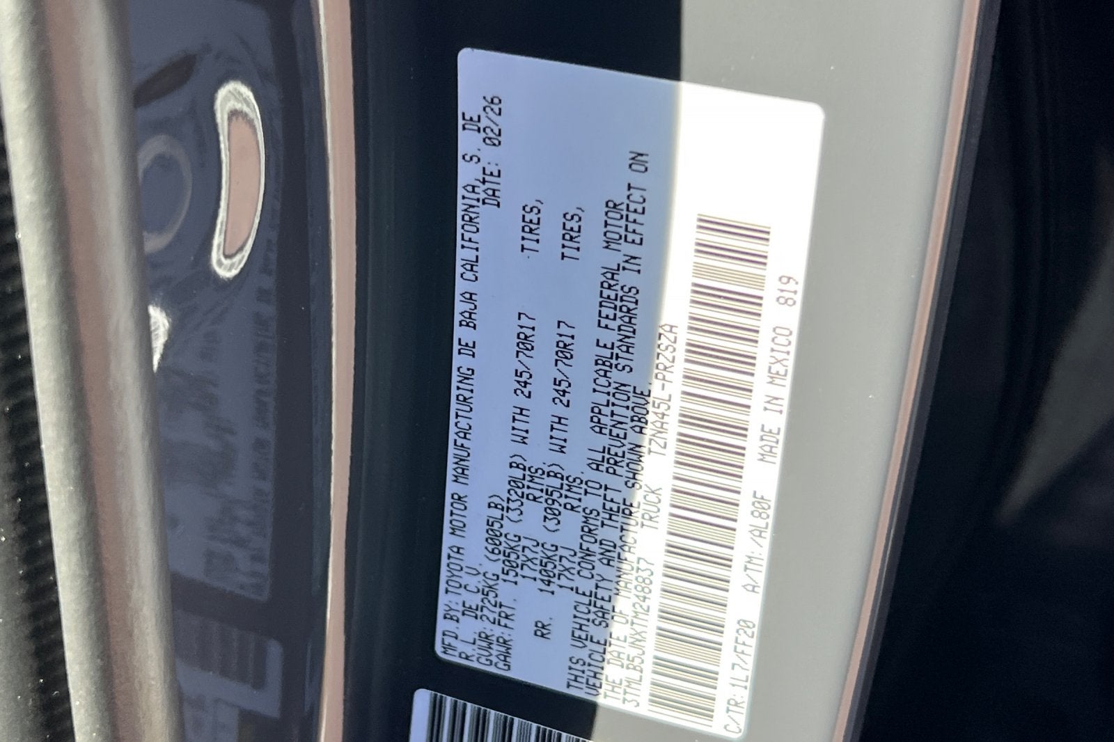 2026 Toyota Tacoma SR5