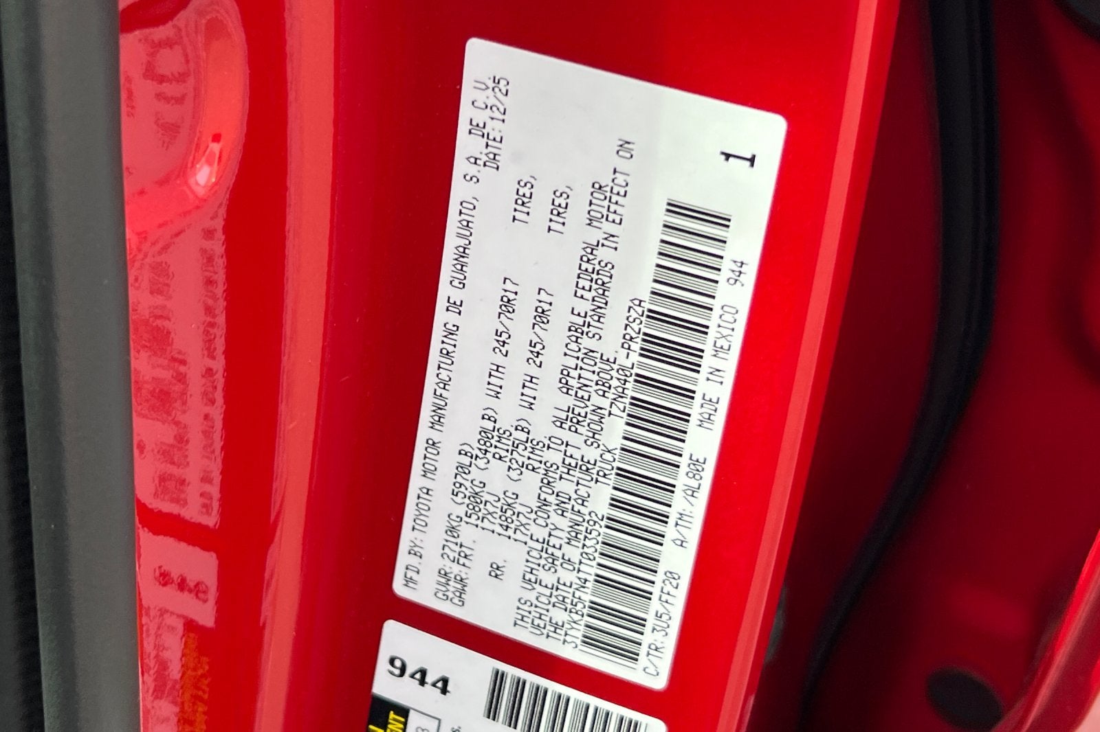 2026 Toyota Tacoma SR5