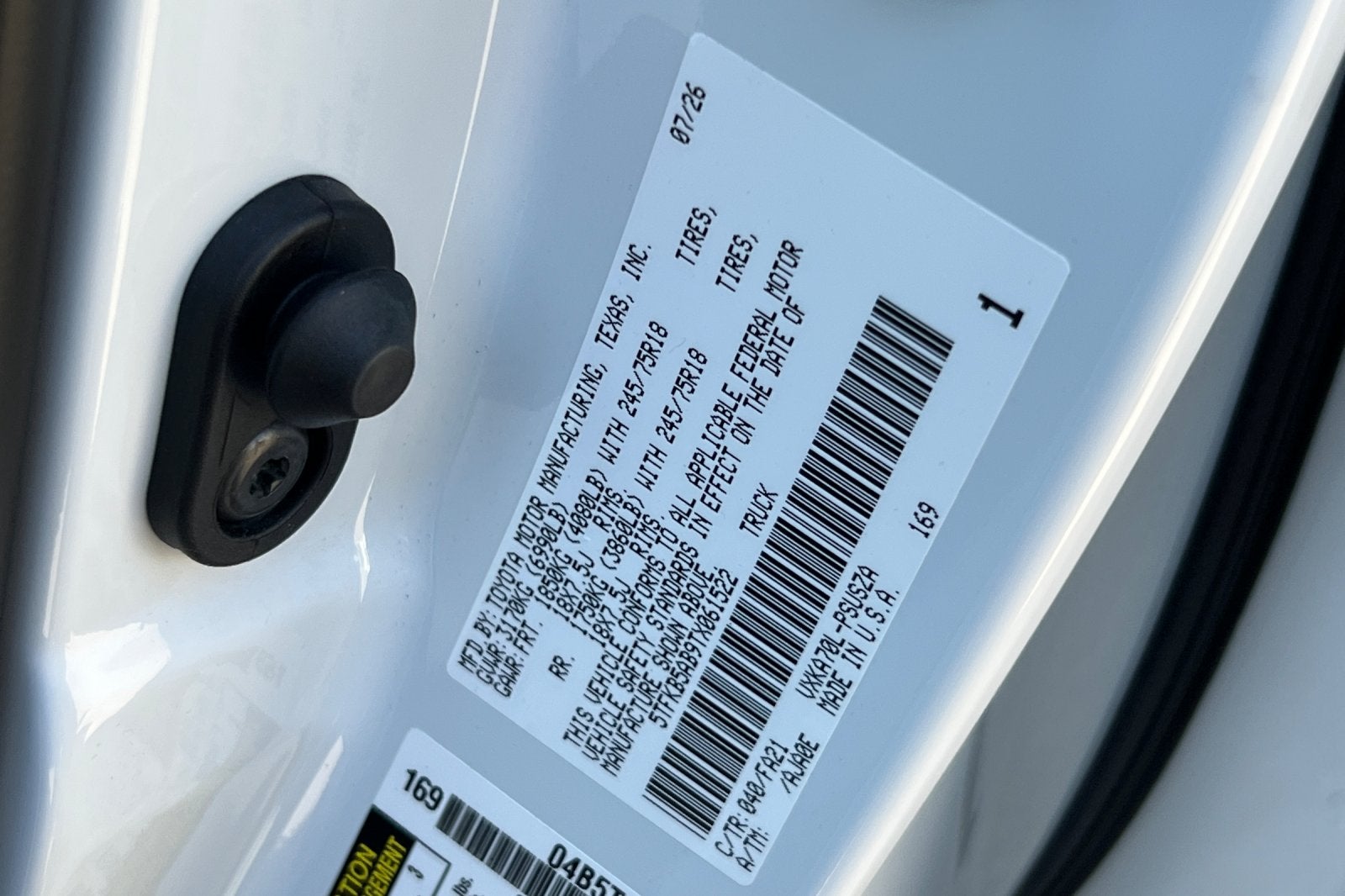 2026 Toyota Tundra SR
