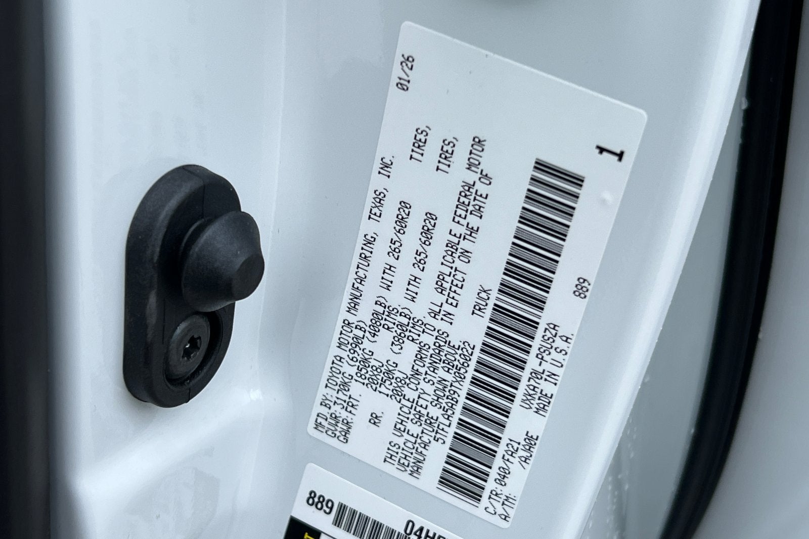 2026 Toyota Tundra SR5