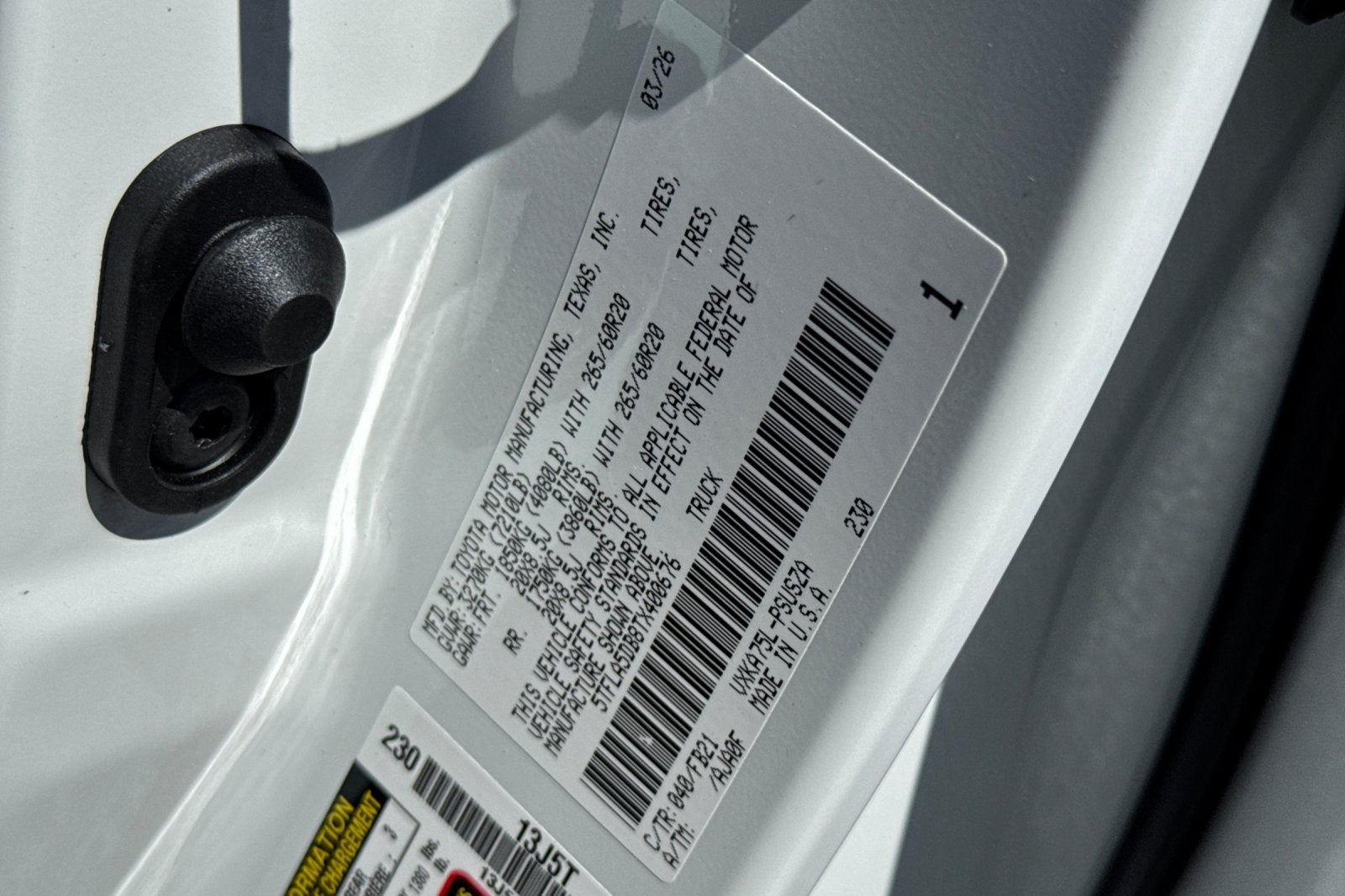 2026 Toyota Tundra SR5