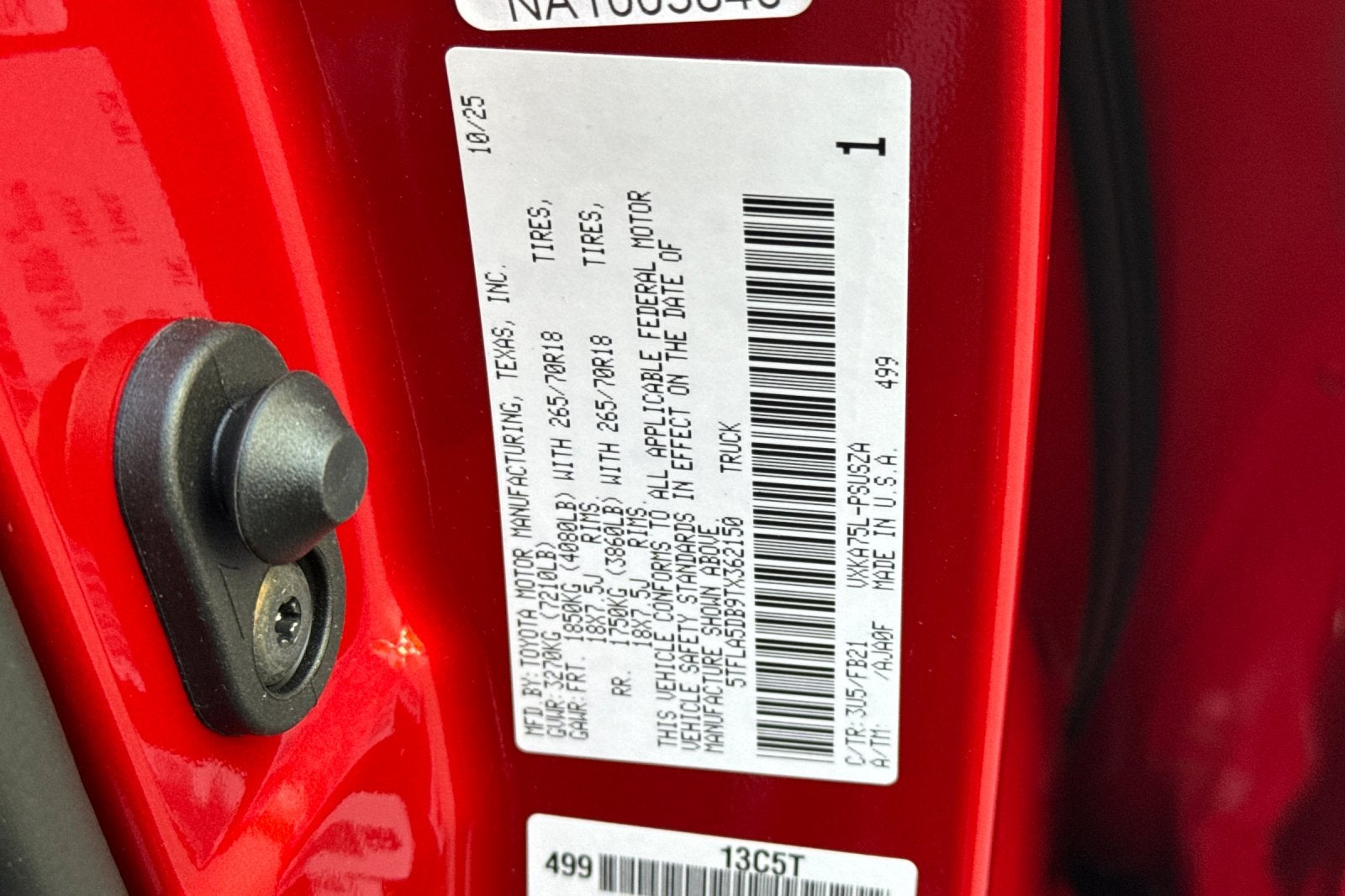 2026 Toyota Tundra SR5