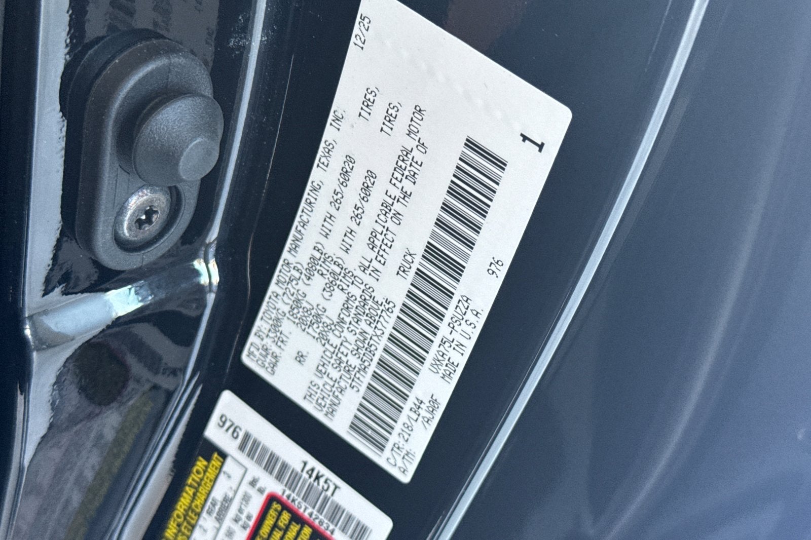 2026 Toyota Tundra 1794 Edition