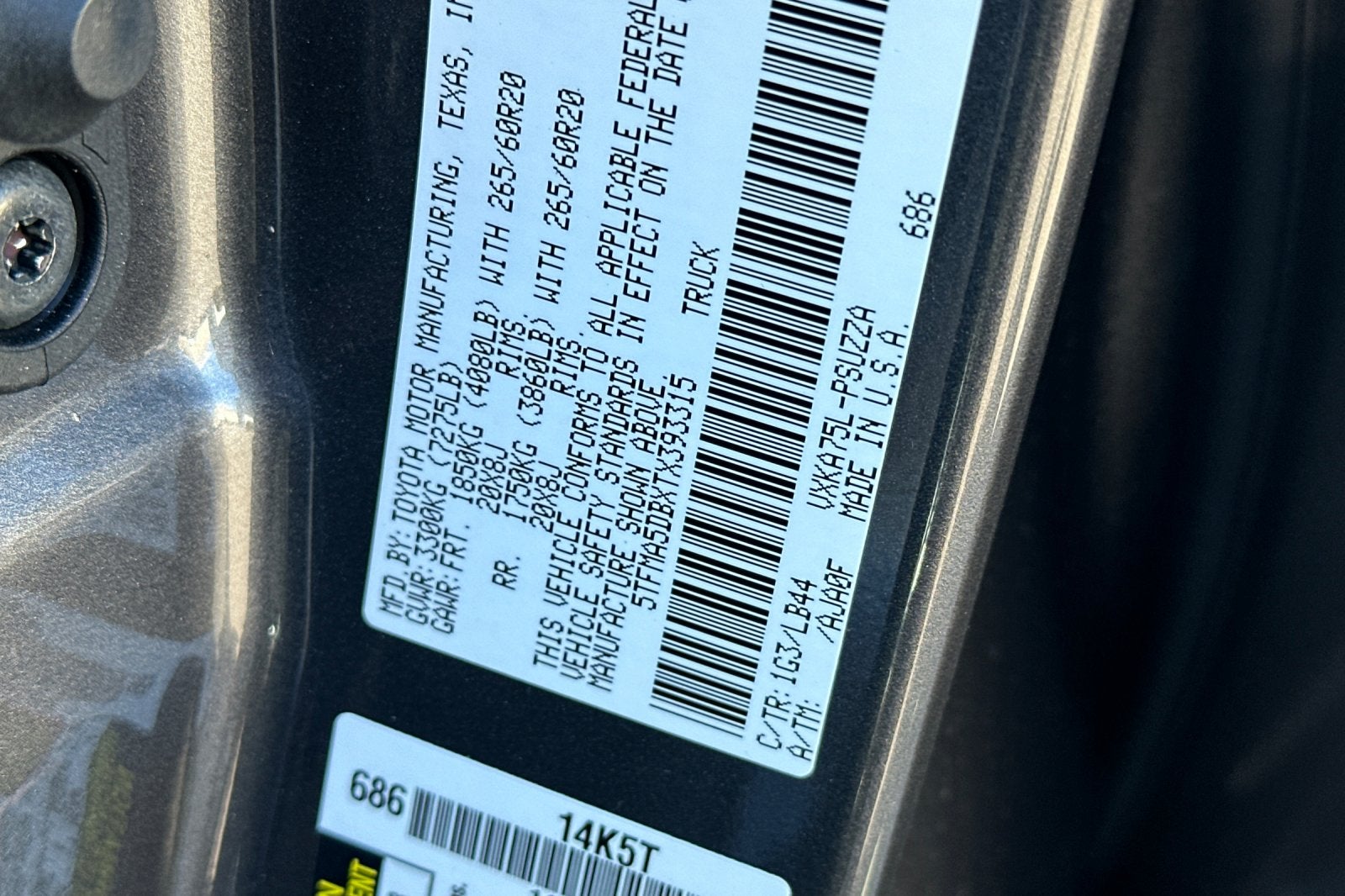 2026 Toyota Tundra 1794 Edition