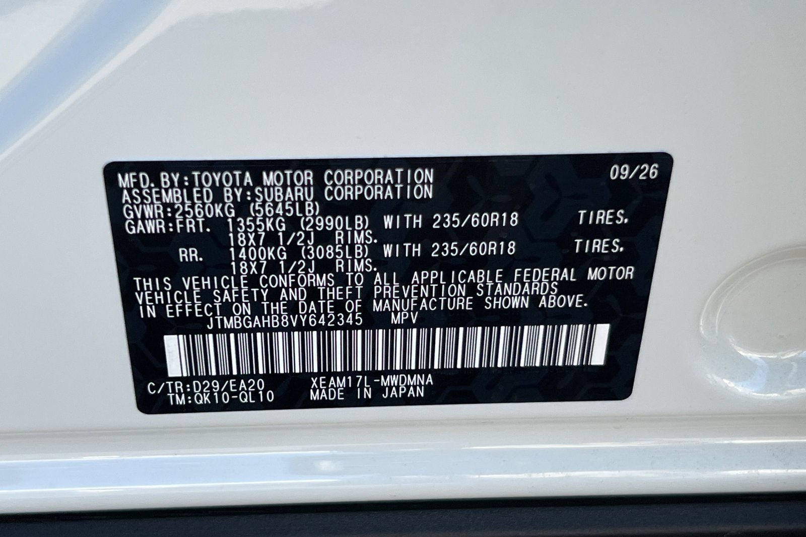 2027 Toyota bZ Woodland AWD