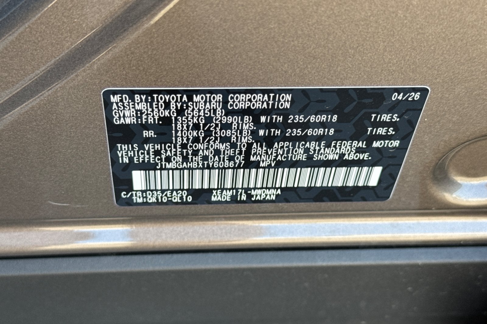 2026 Toyota bZ Woodland AWD