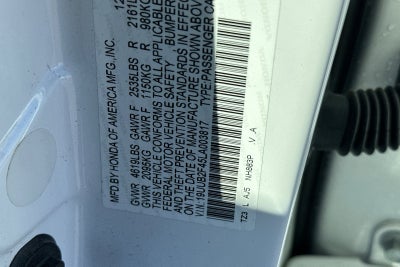 2020 Acura TLX w/Technology Pkg