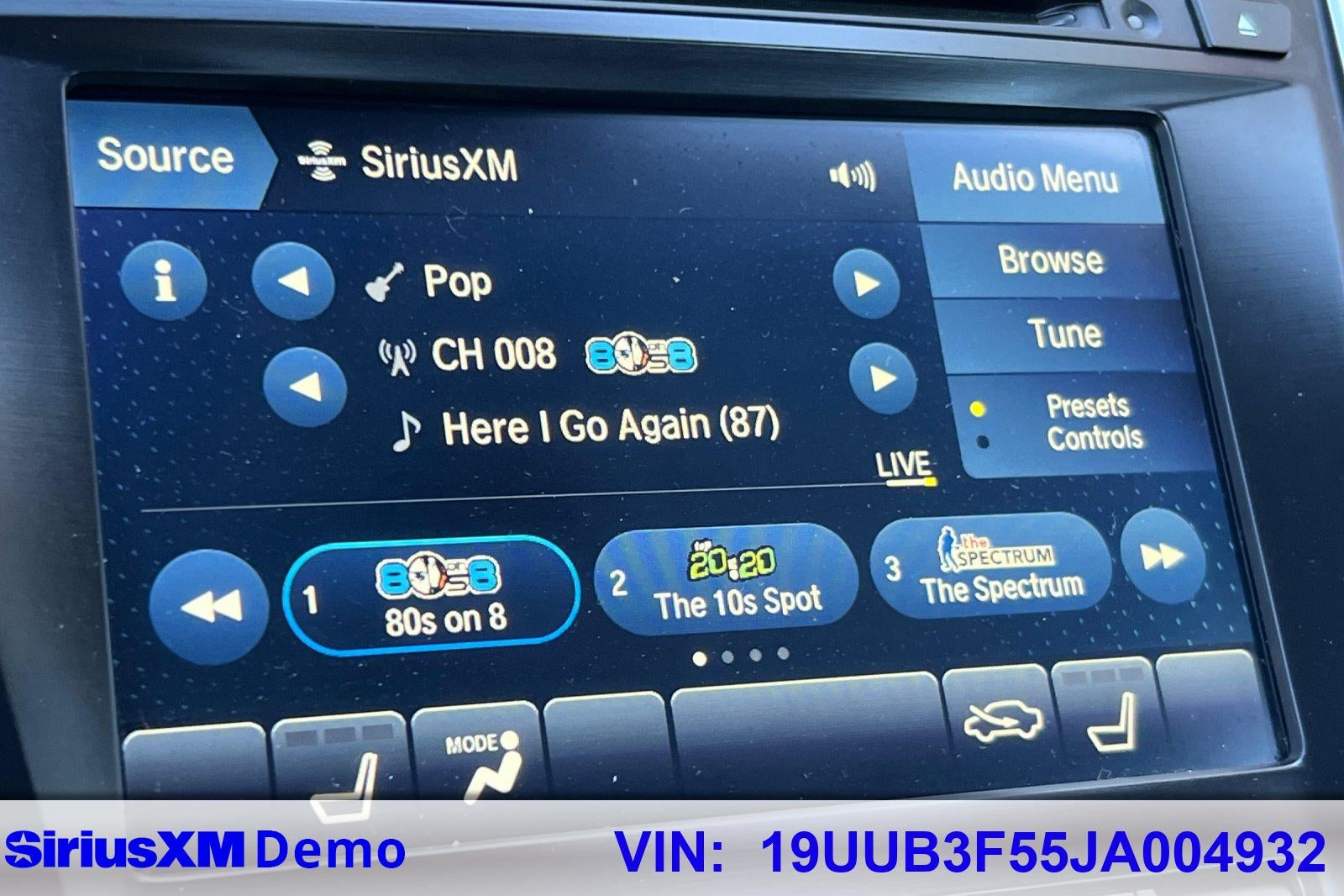 2018 Acura TLX w/Technology Pkg