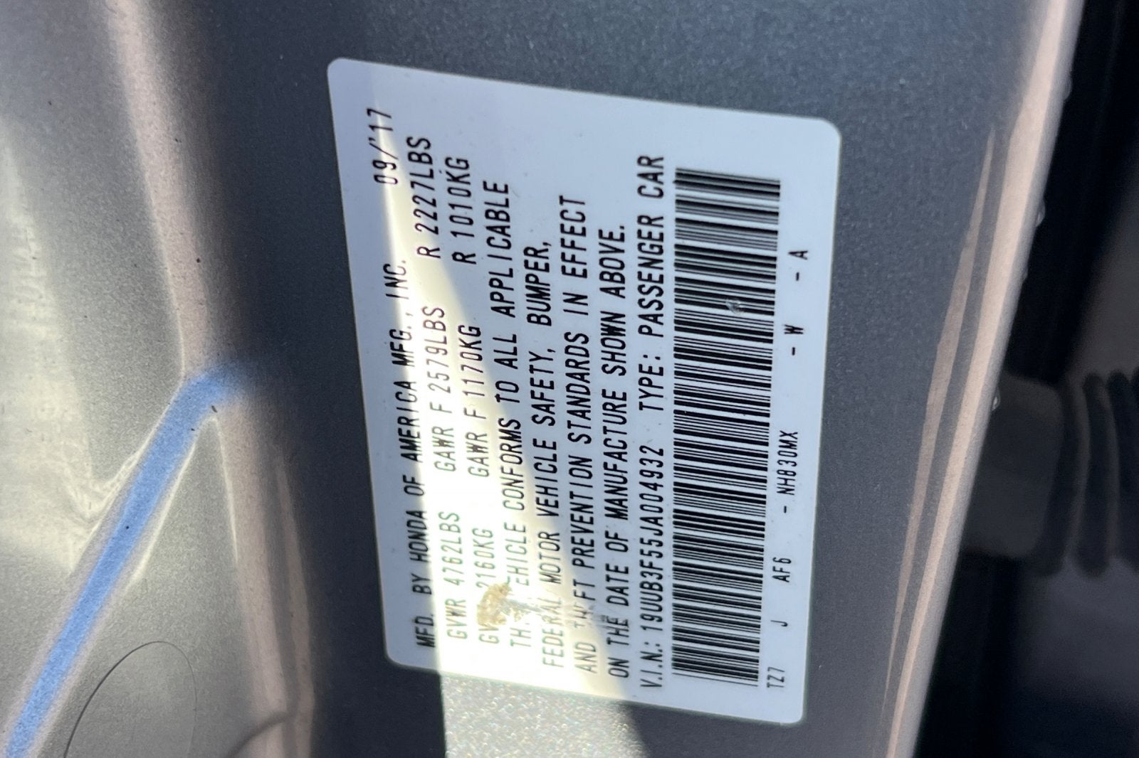 2018 Acura TLX w/Technology Pkg