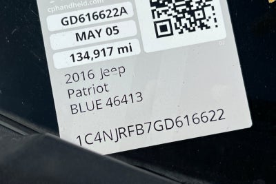 2016 Jeep Patriot Latitude