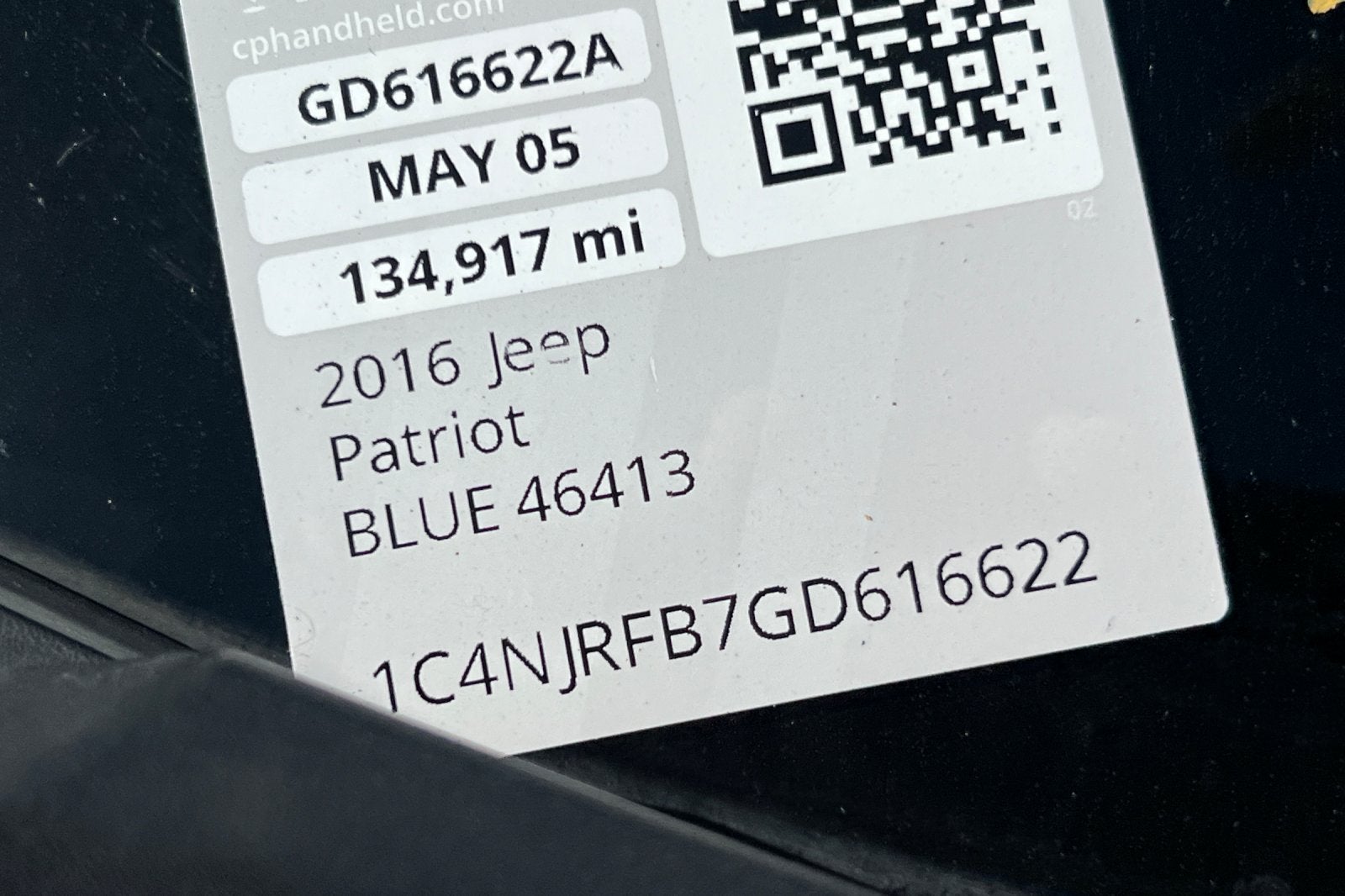 2016 Jeep Patriot Latitude