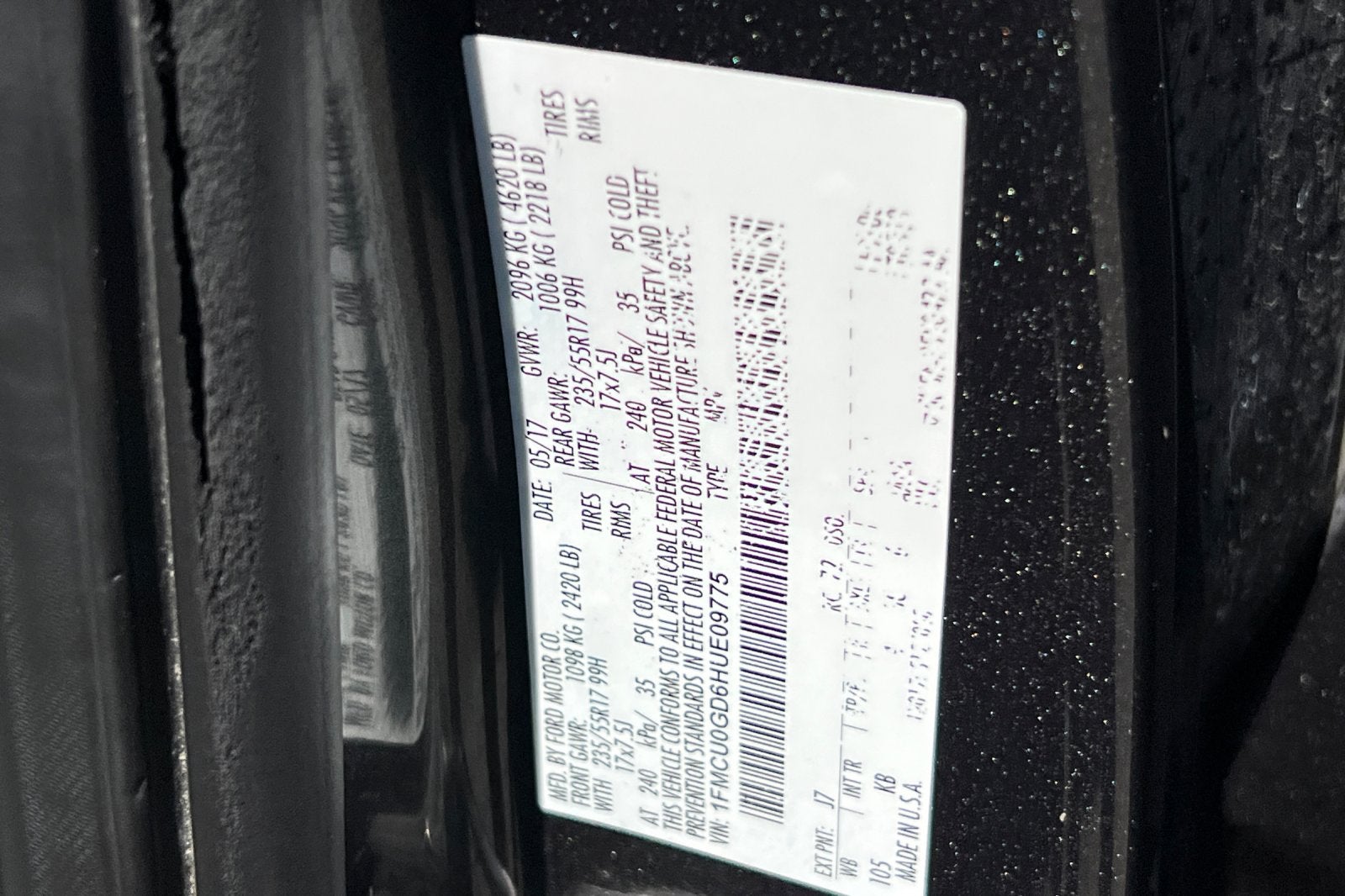 2017 Ford Escape SE