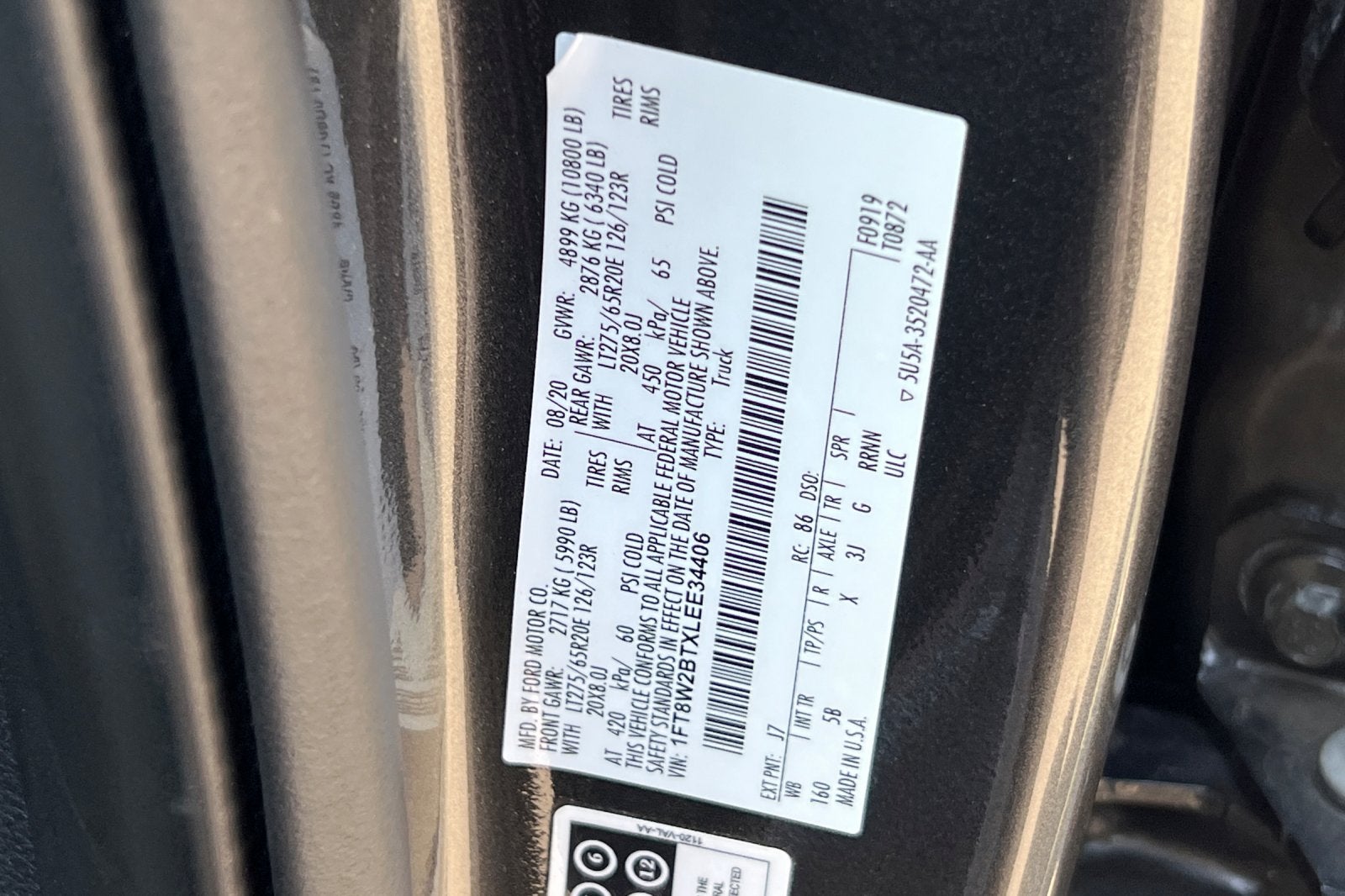 2020 Ford Super Duty F-250 SRW LARIAT