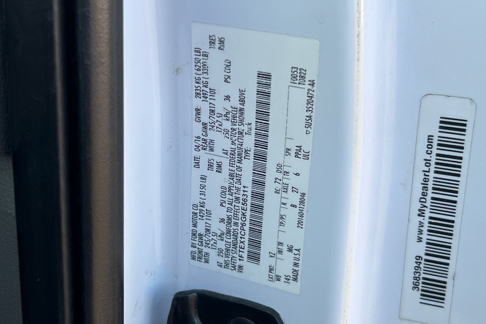 2016 Ford F-150 XLT