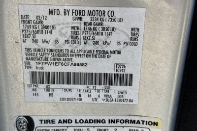 2012 Ford F-150 Lariat