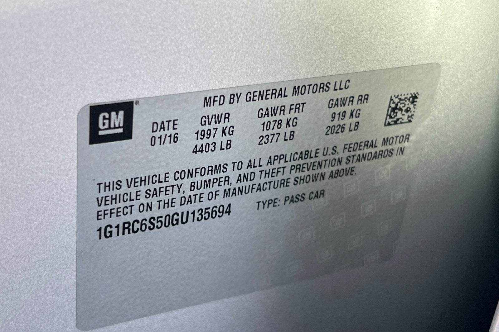 2016 Chevrolet Volt LT