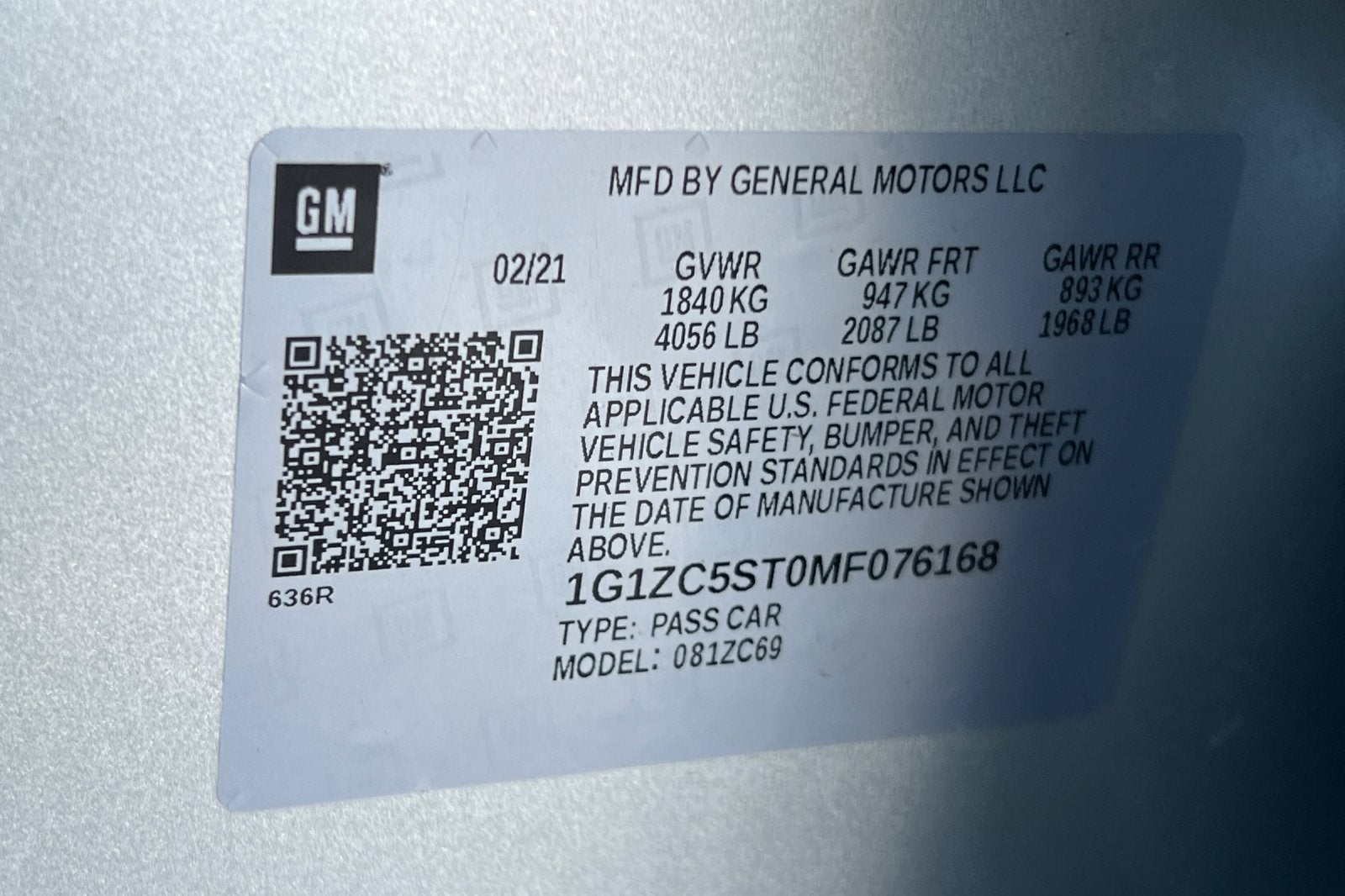 2021 Chevrolet Malibu LS