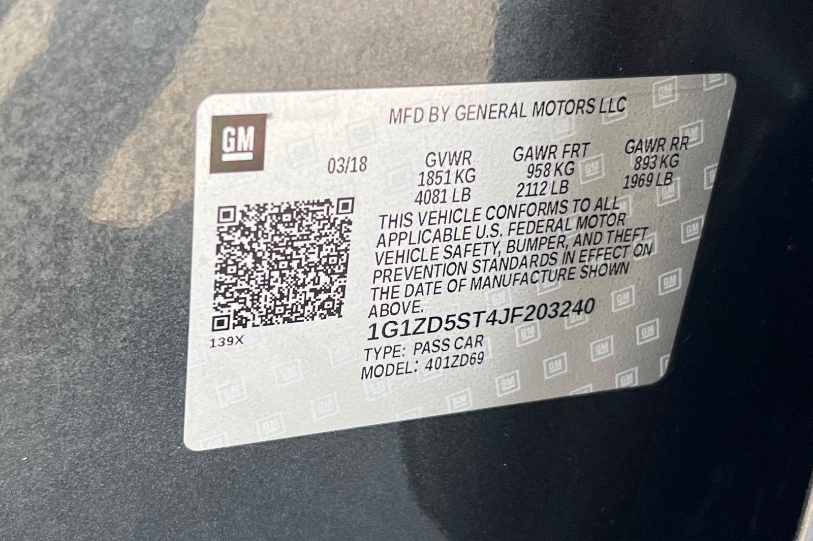 2018 Chevrolet Malibu LT