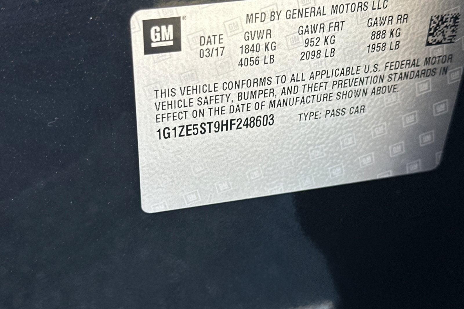 2017 Chevrolet Malibu LT