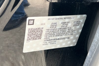 2019 Cadillac CTS Sedan Luxury RWD