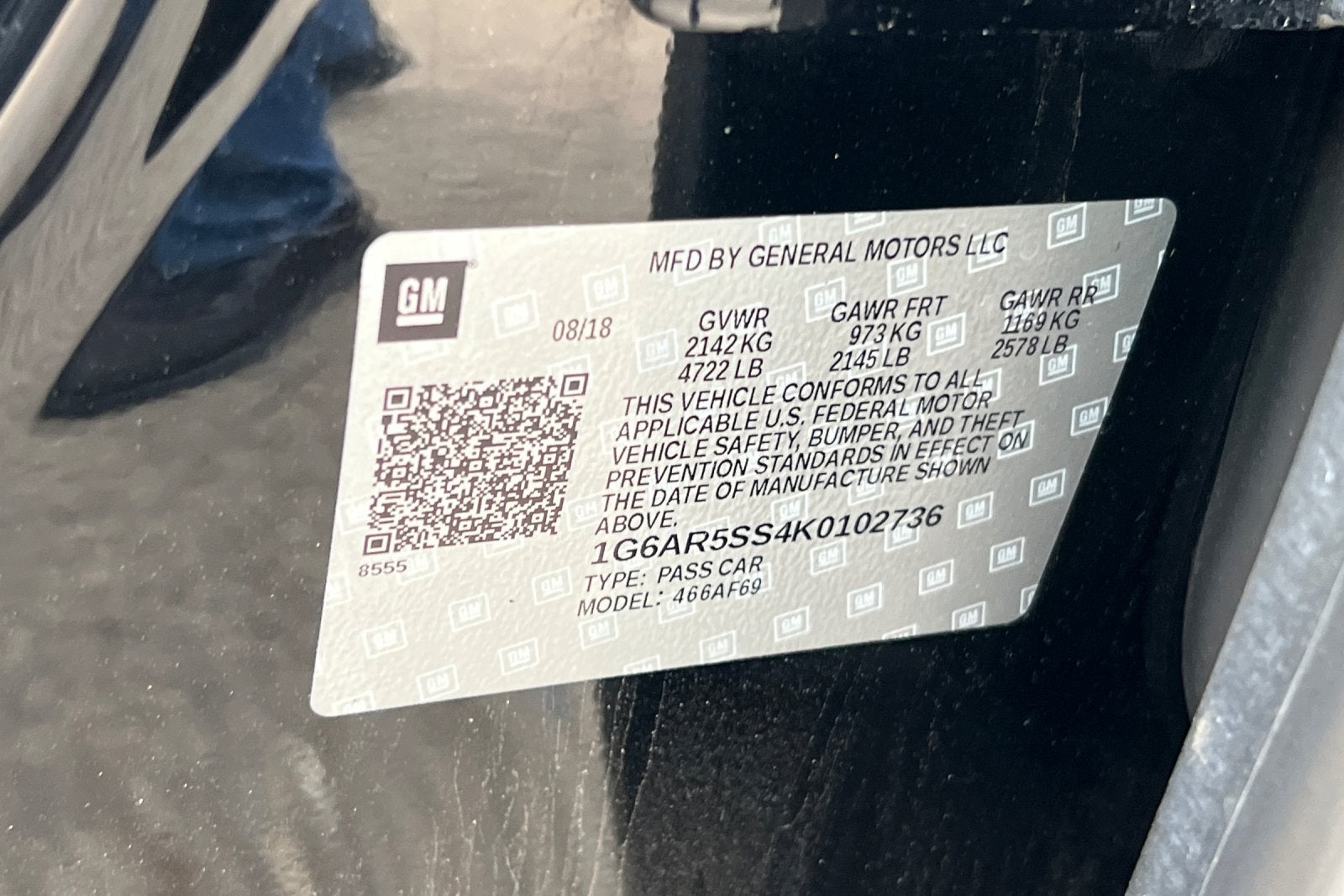2019 Cadillac CTS Sedan Luxury RWD
