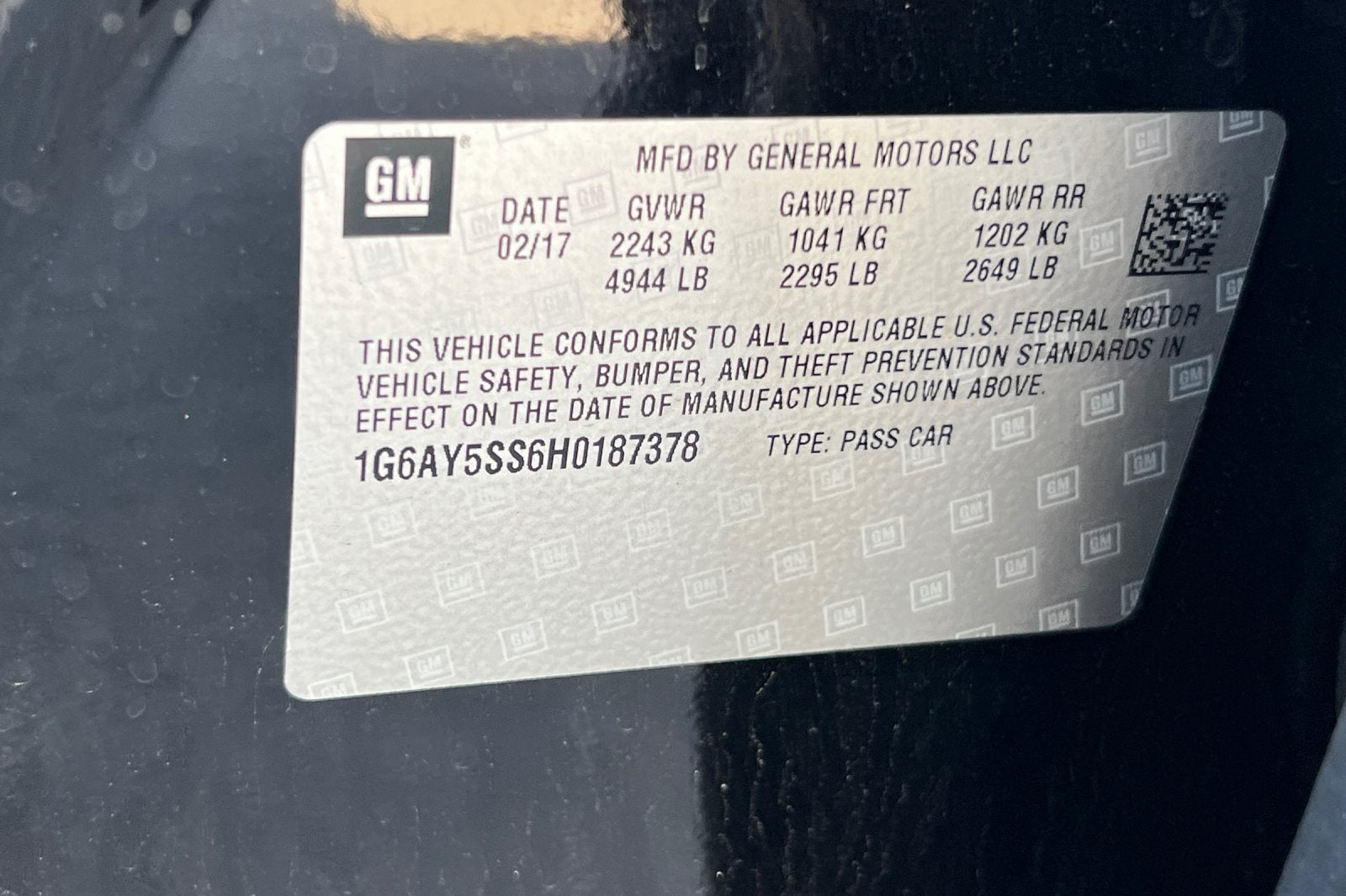 2017 Cadillac CTS Sedan Premium Luxury AWD