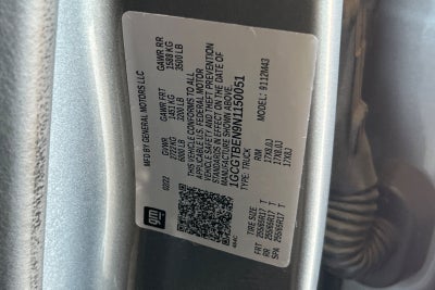 2022 Chevrolet Colorado 4WD Work Truck