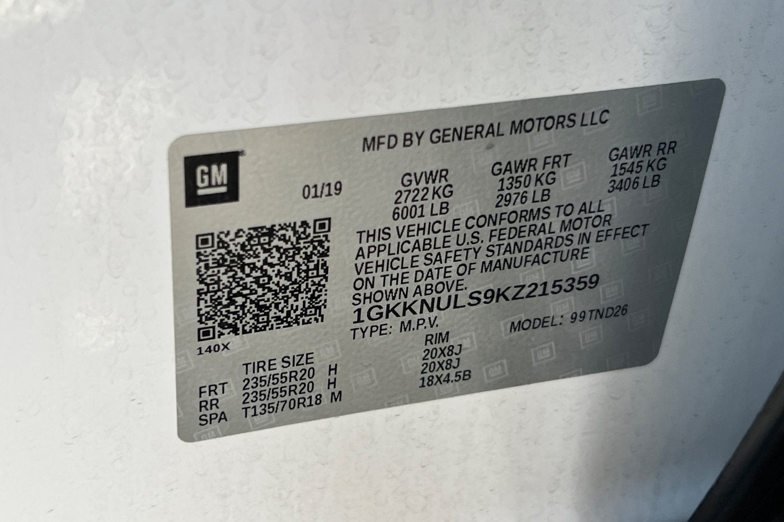 2019 GMC Acadia SLT