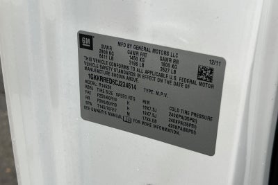 2012 GMC Acadia SLT1