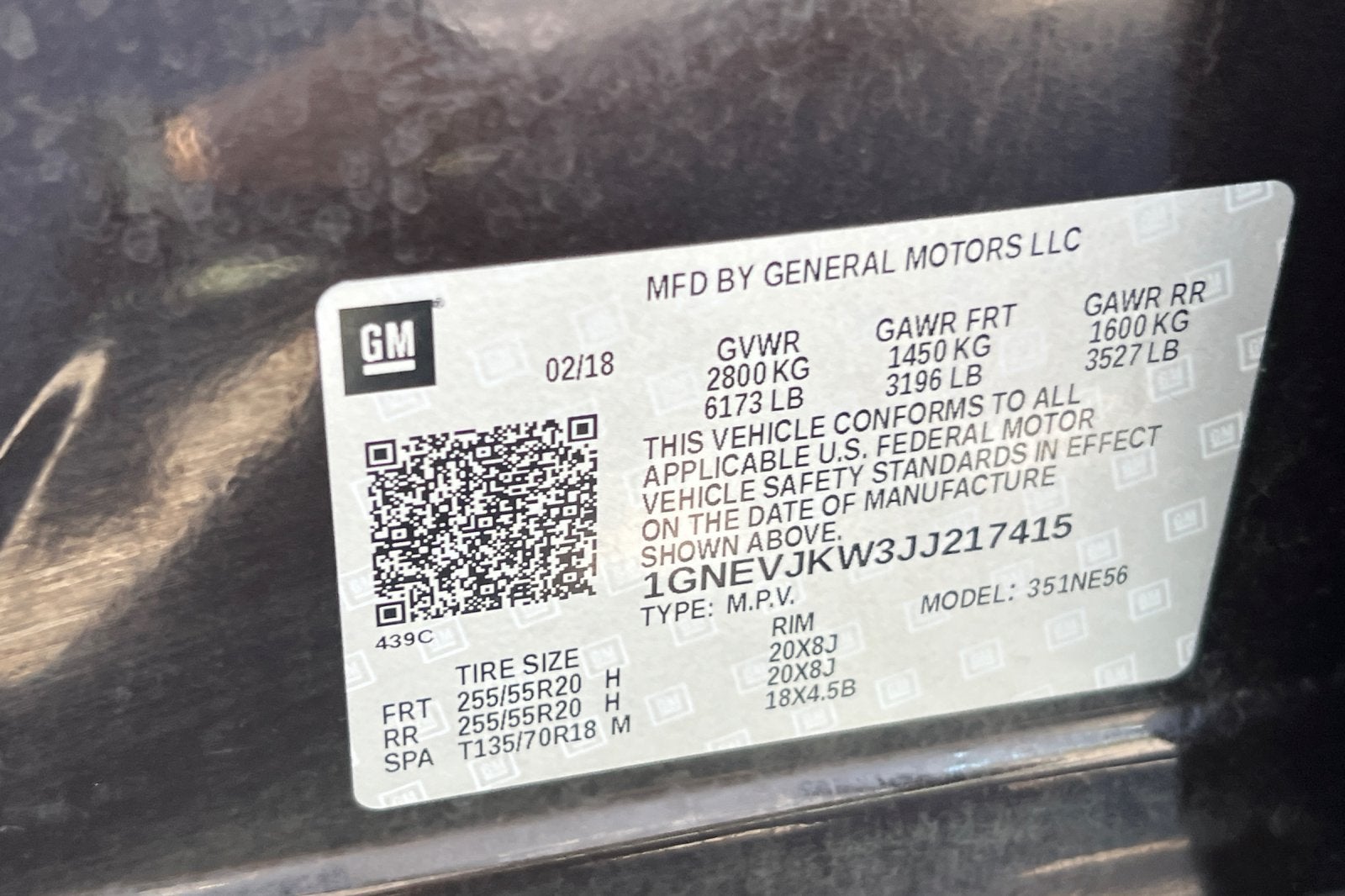 2018 Chevrolet Traverse Premier