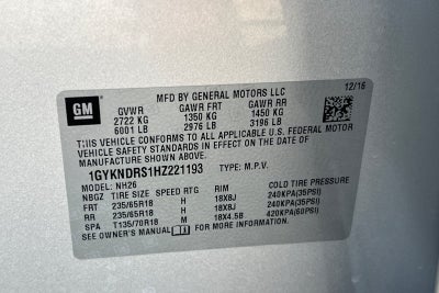 2017 Cadillac XT5 Luxury AWD