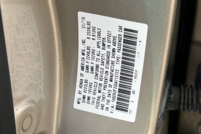 2016 Honda Accord LX