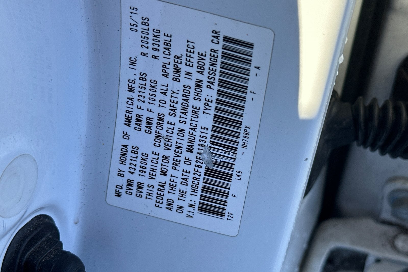 2015 Honda Accord EX-L