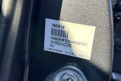 2016 Honda Accord EX-L