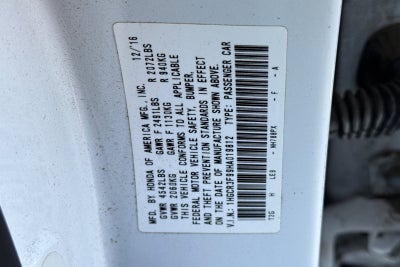 2017 Honda Accord Touring